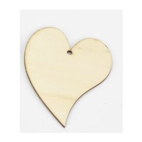 Fa francia szív 8*10cm 4383