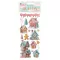 DFLRB176 - Rub-on cm 10,16x21,6 - Candy Christmas marzipan houses