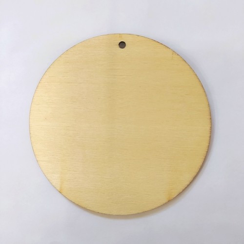 Fa dísz / tábla / kör / lap 9cm 4401