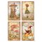 DFSA41062 - A4 rizspapír csom.  - Whispering woods 4 cards