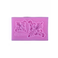 Szilikon öntőforma - Díszítő sarokminta 6,5*4cm 44059 – kreatív hobby projektekhez