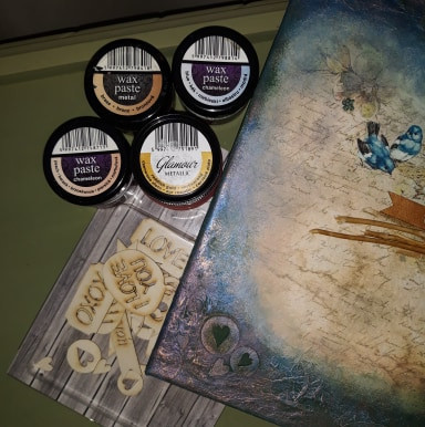 Pentart viaszpaszta WAX chameleon, 20 ml  - Kék 4432