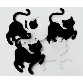 Filcfigura cicák, 5b/cs, kb.6cm 25151