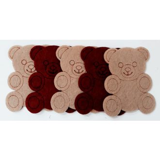 Filcfigura macik 5b/cs, kb. 6,5cm 25148