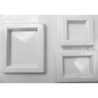 Gipszkiöntő forma, normál - Képkeret, három darabos