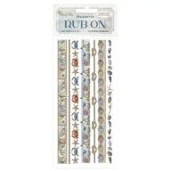DFLRB159 - Rub-on cm 10,16x21,6 - Silent Sea stripes