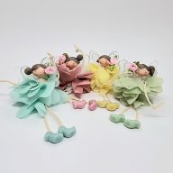 Tündérlány, fodros ruhás, 1 db 12*5cm vegyes színekben 463259 – kreatív hobby projektekhez és dekorációhoz – Papelito.hu