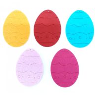 Filcfigura húsvéti tojások 5db/cs, kb.6cm  23246 – húsvéti dekorációhoz