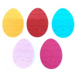 Filcfigura húsvéti tojások 5db/cs, kb.6cm  23246