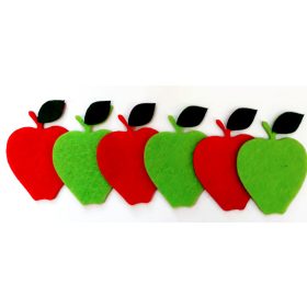 Filcfigura almák 6db/cs, kb.5cm 23228