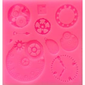 Szilikon öntőforma - Fogaskerekek 8,2*8,6 cm 35199