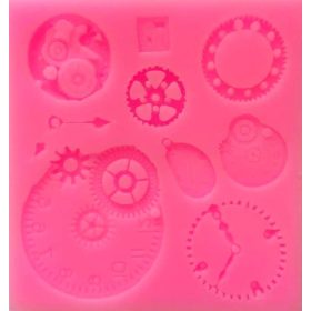 Szilikon öntőforma - Fogaskerekek 8,2*8,6 cm 35199