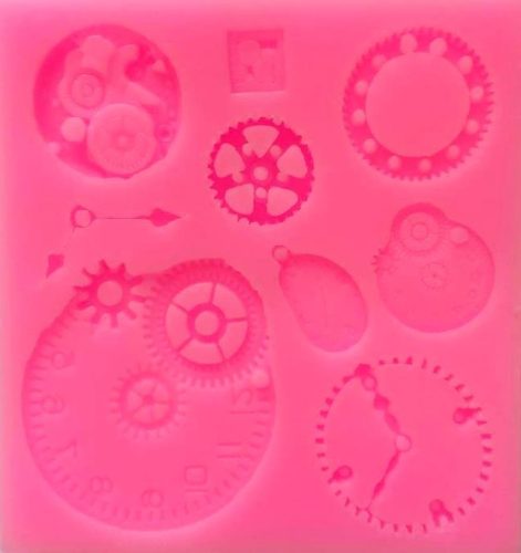 Szilikon öntőforma - Fogaskerekek 8,2*8,6 cm 35199