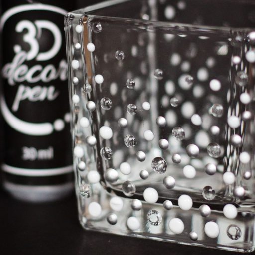 Pentart 3D dekortoll 30ml - Átlátszó kristály 33841 – kreatív festéshez