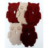 Filcfigura bagoly, 5b/cs, kb.6cm, 23223 – kreatív dekorációhoz