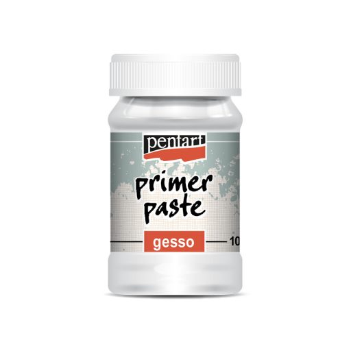 Pentart alapozó paszta GESSO 100ml  - Fehér 20761 – kreatív festéshez
