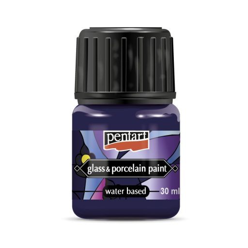 Pentart üvegfesték / porcelánfesték 30ml - Lila 21339 – kreatív festéshez