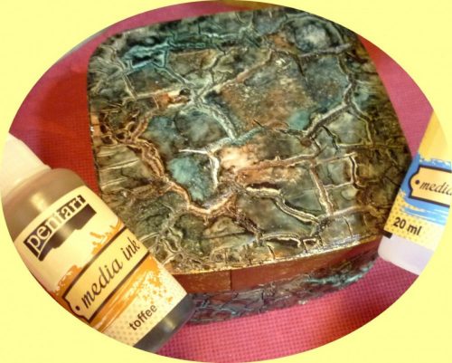 Pentart Média tinta, alkoholos 20ml -  Almazöld 21036