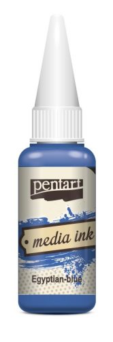 Pentart Média tinta, alkoholos 20ml -  Egyiptomi kék 21046