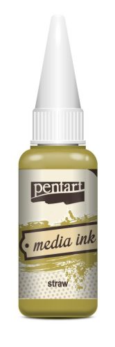 Pentart Média tinta, alkoholos 20ml - Szalma 21033