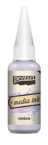 Pentart Média tinta, alkoholos 20ml -  Szivárvány 21053