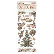   DFLRB101 - Rub-on cm 10,16x21,6 - Gear up for Christmas gears