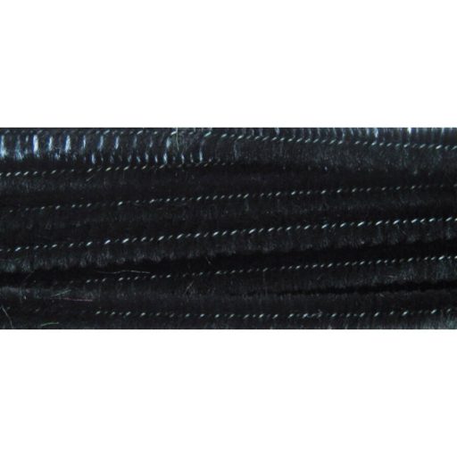 Zsenília drót 30 cm 10/cs  - Fekete – kreatív hobby projektekhez és dekorációhoz – Papelito.hu