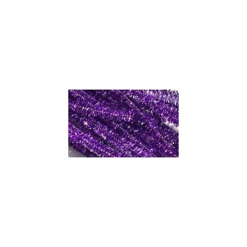 Zsenília drót 30 cm, 10/cs  - Metál lila 25604