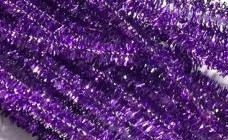 Zsenília drót 30 cm, 10/cs  - Metál lila 25604