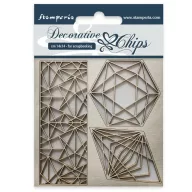 SCB28 - Chipboard - 14x14 cm - Geometria