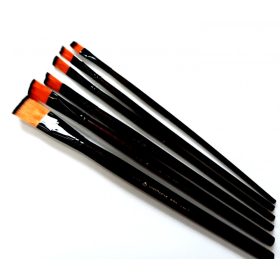 Ecset szett, 6 részes, barna nyelű 12-ig 11020