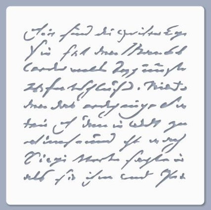 Stencil / Sablon MDS15-020 14,5*15cm*0,2mm Media no.20