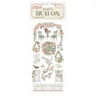DFLRB153 - Rub-on cm 10,16x21,6 - House of Roses elements