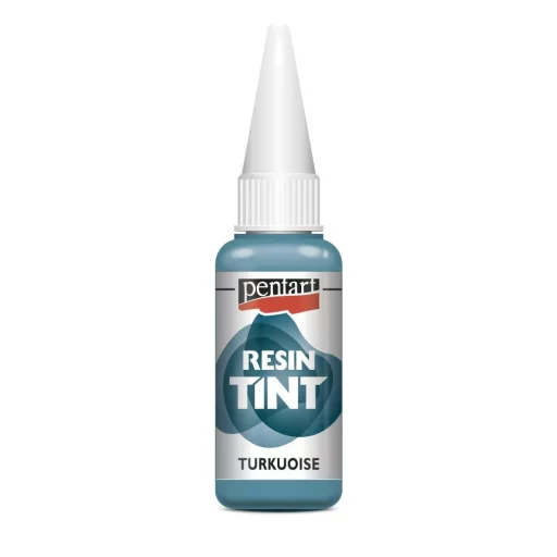 Pentart Gyantaszínező fedő tinta 20ml - Türkiz 40068 – hobby projektekhez