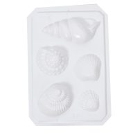Gipszkiöntő forma, normál - Nagy kagylók, csigák