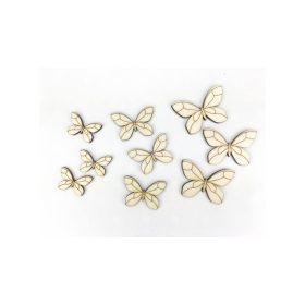 Fa erdei pillangók 3 méretben 2,5/3/4cm 9db/cs 5644