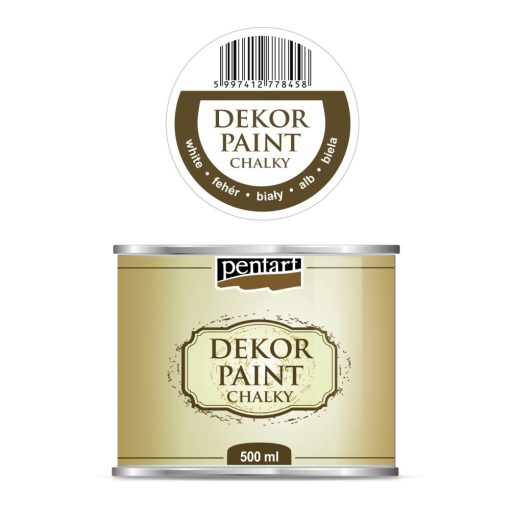 R-Pentart Dekor krétafesték 500 ml  Fehér 22717