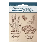SCB115 - Chipboard cm 14x14 - Provence vázák