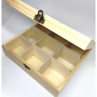 Teafilter tartó 9 rekeszes, 22*19*7 cm 5804 – Díszíthető alapanyagok