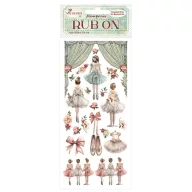 DFLRB107 - Rub-on cm 10,16x21,6 - The Nutcracker ballet