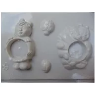 Gipszkiöntő forma, normál - Katicás mécsestartó