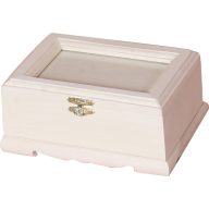 Fadoboz, fényképtartó tetővel 16x12x7 cm 5895 – Díszíthető alapanyagok