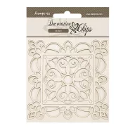 SCB278 - Chipboard cm 14x14 - Herbarium Silvae frames