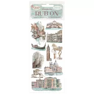   DFLRB170 - Rub-on cm 10,16x21,6 - Venice City of Art monuments