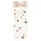 DFLRB110 - Rub-on cm 10,16x21,6 - Gear up for Christmas stars