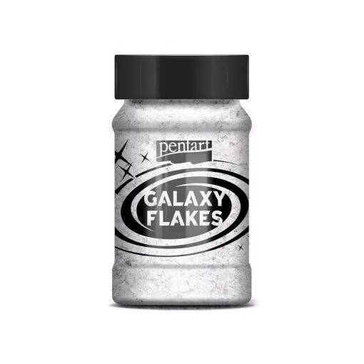 R-Pentart Galaxy Flakes /pelyhek 15gr - Merkúr fehér 37046