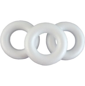 Polisztirol / hungarocell koszorú 12,5cm 29215 