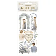 DFLRB162 - Rub-on cm 10,16x21,6 - Timeless wedding
