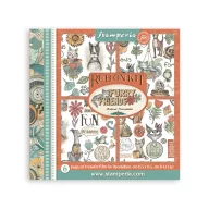 DFLRBX07 - Rub on kit cm 15,5x15,5 - 6 pages Furry Friends