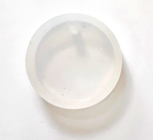 Szilikon öntőforma átlátszó - kör 2,8*0,8cm 41151/ 38166